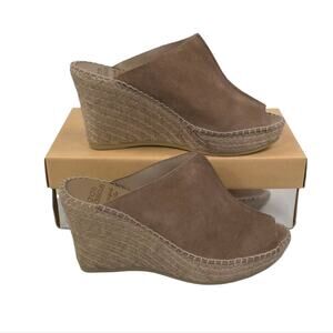 Andre Assous Cici Espadrille Wedge Sandal in Dark Beige
